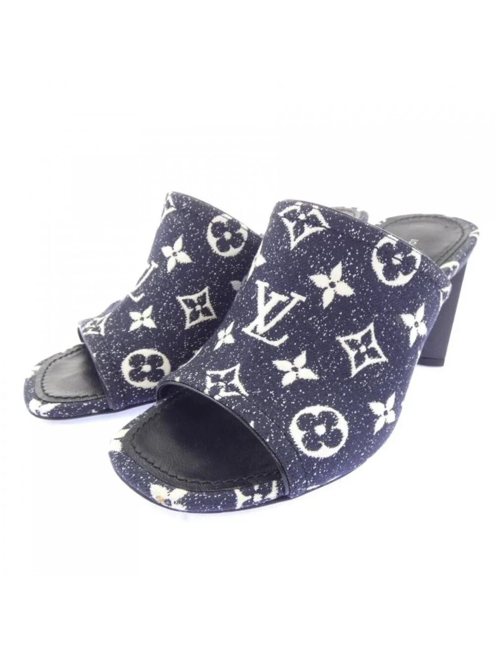 Louis Vuitton Monogram Denim Silhouette Line Sandals